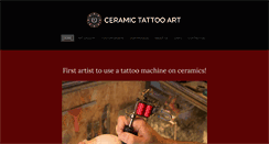 Desktop Screenshot of ceramictattooart.com